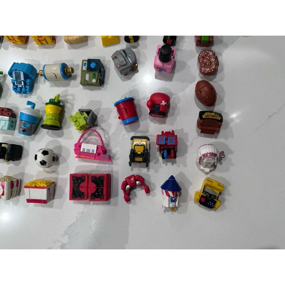 Transformers BotBots Lot 77 Figures Retired Rare Gold Chase Mostly Unique Toys